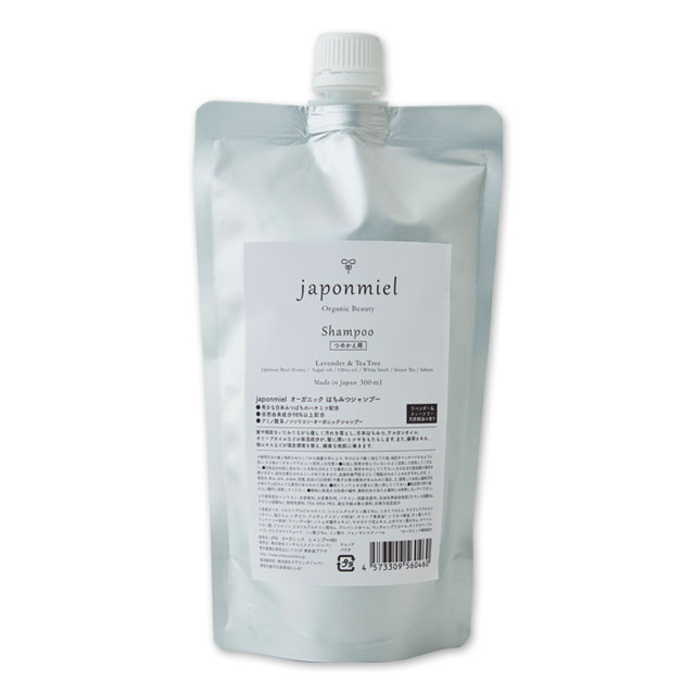 japonmiel オーガニック はちみつシャンプー 詰替用300ml