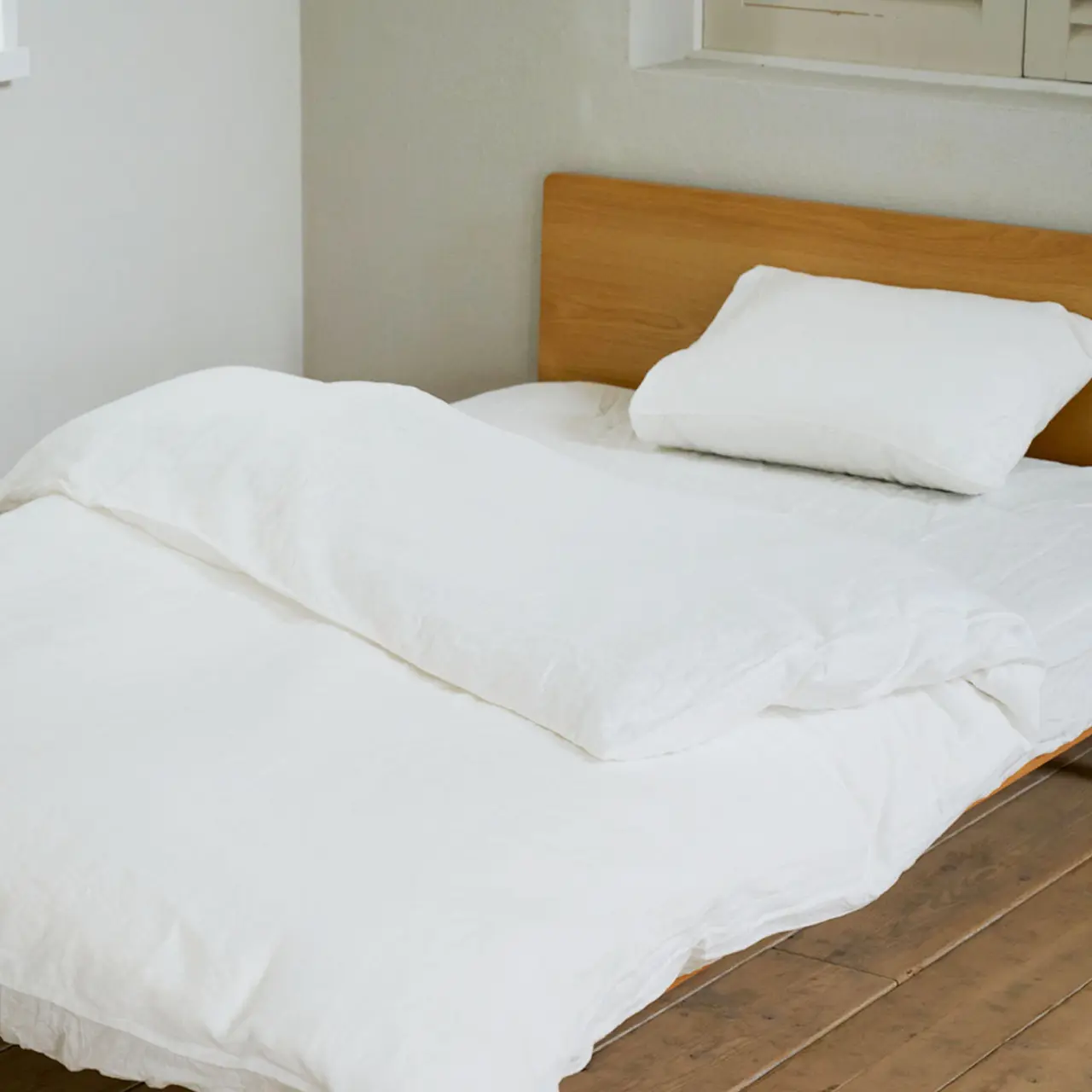 【抜群の吸水・速乾性】リネン掛け布団カバー【国内縫製】