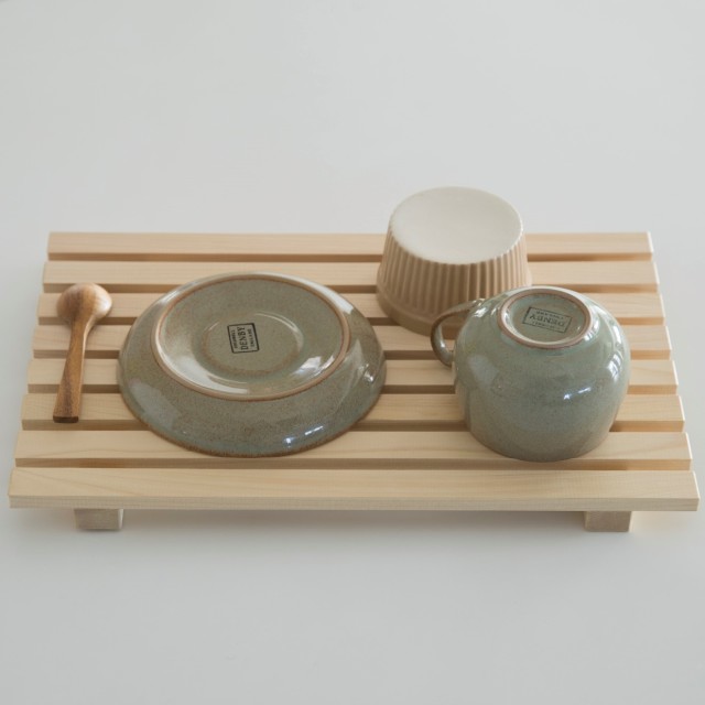 青森ひば　キッチンすのこ大　イメージ　マグカップ