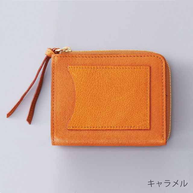 AW.Leather 二つ折りウォレット ブラック