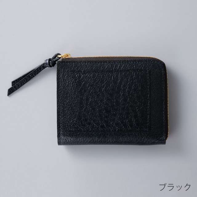 AW.Leather 二つ折りウォレット ブラック