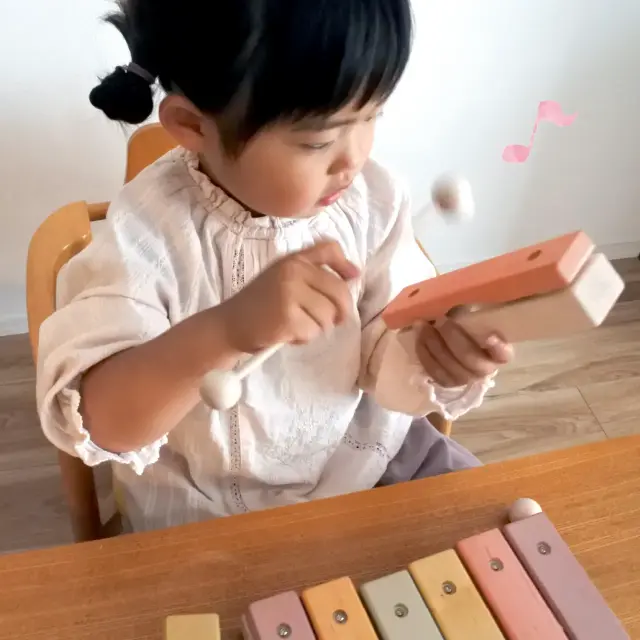 グッド・トイ選定商品】虹色木琴【国産材・自然塗料仕上】