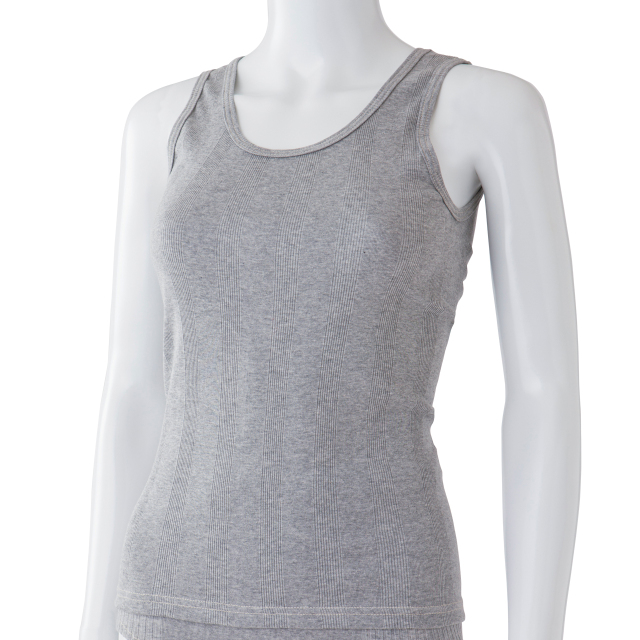 オーガニックコットン リブフライスタンクトップ