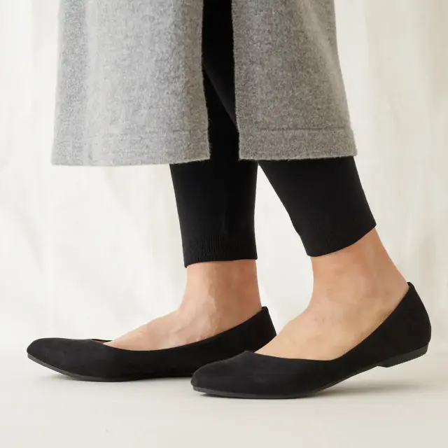 BASSIKE オーガニックコットン リブ ニット パンツ レギンス 1 黒 国産ニット】オーガニックコットンニットパンツ