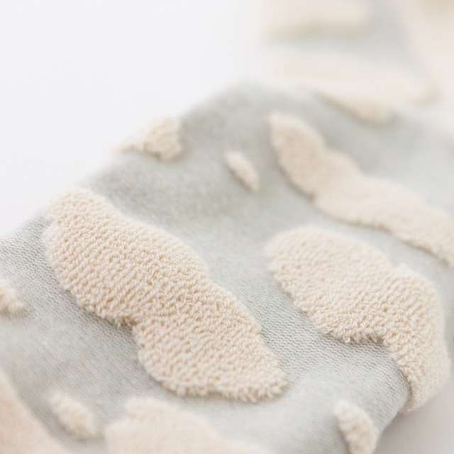 オーガニックコットン綿雲パイルソックス