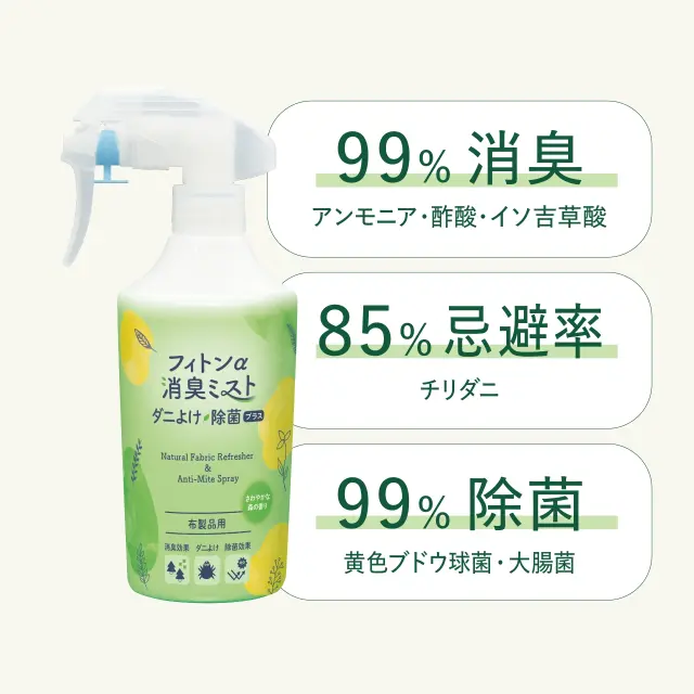 フィトンα消臭ミスト　ダニよけ・除菌プラス