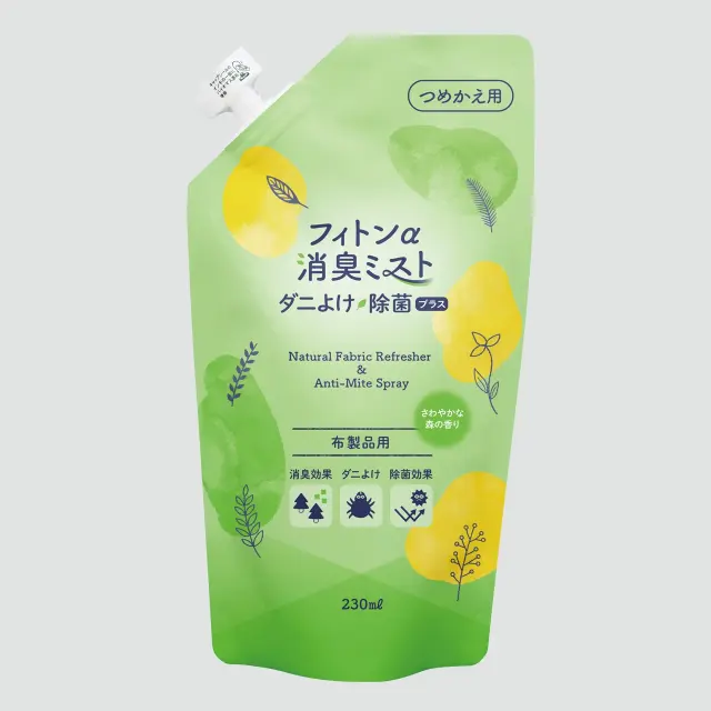 フィトンα消臭ミスト　ダニよけ・除菌プラス　詰替