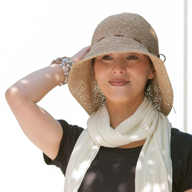 SASAWASHI ささ和紙 手編み帽子