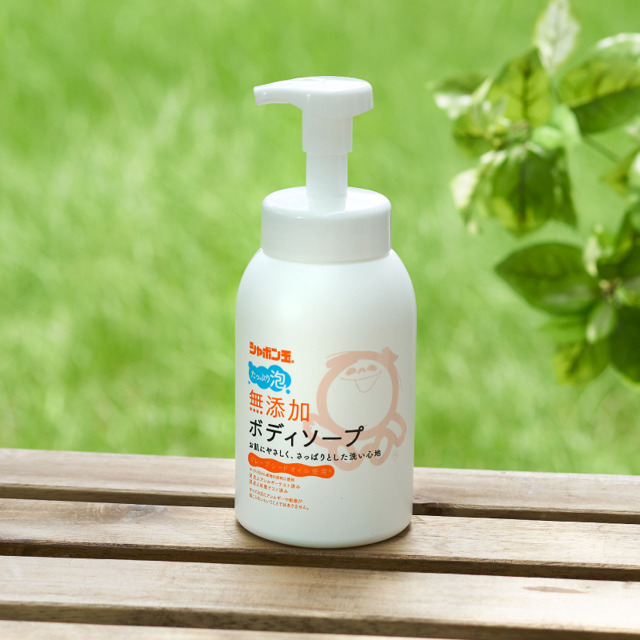 無添加ボディソープたっぷり泡ボトル 570mL