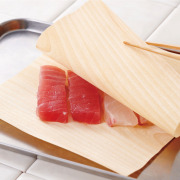 【北海道産シナ使用】クッキングウッドシートスクエア 30枚入 北海道産経木