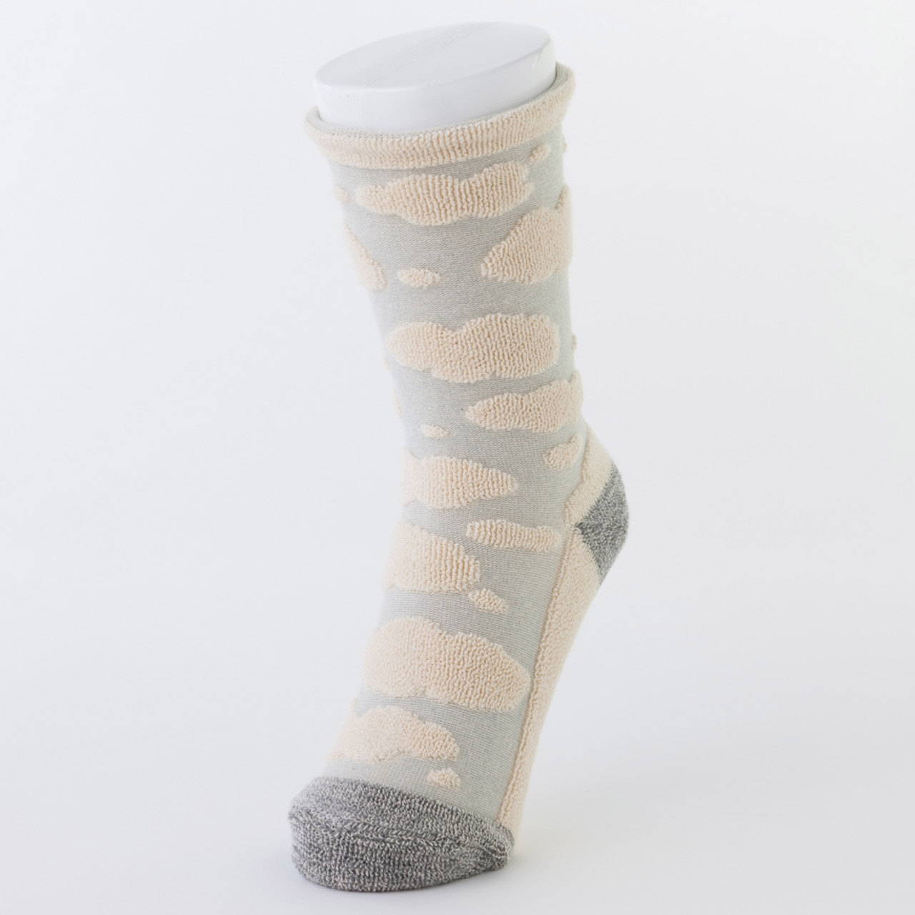 オーガニックコットン綿雲パイルソックス