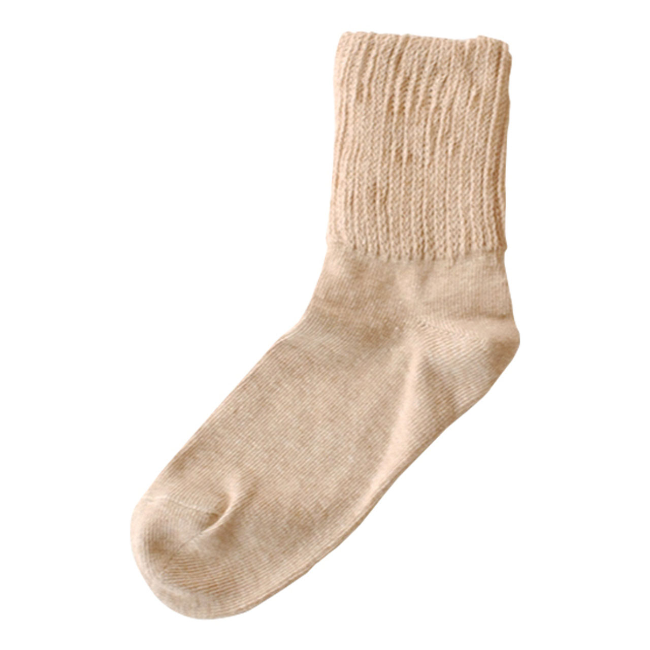 オーガニックコットン 足首ゆるふわソックス
