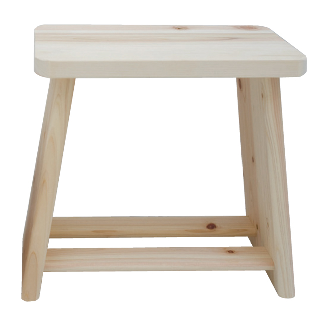 【栃木産ひのき使用】ひのき親子風呂椅子（親）