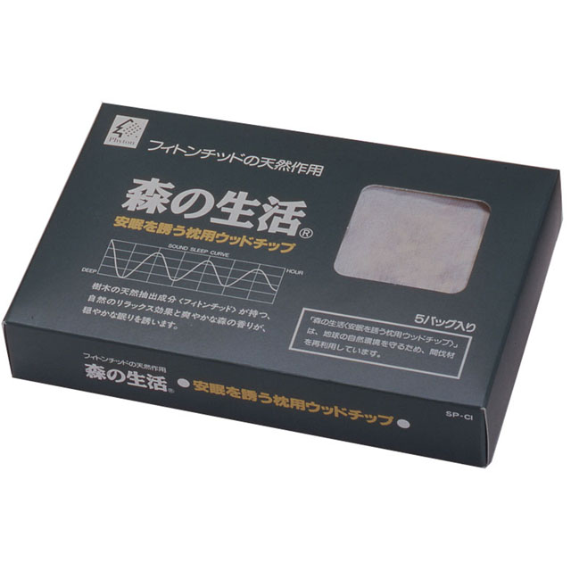 安眠を誘う枕用ウッドチップ（５包入り）