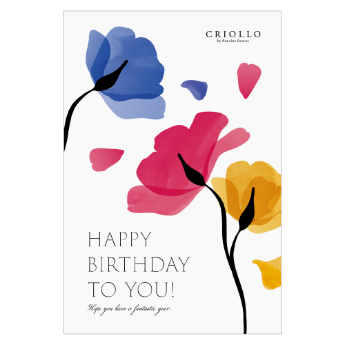 【カード】誕生日メッセージカード （Happy Birthday）※商品同梱専用オプション