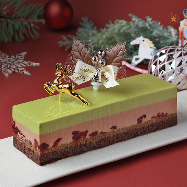 【クリスマスオーナメント付き】ディスカバリー（ピスタチオ×チョコレート×チェリーのムースケーキ）