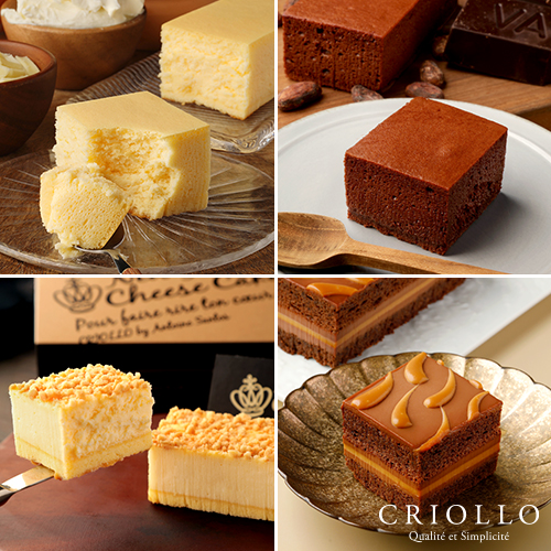 【定番レクタセット】幻のチーズケーキと幻のガトーショコラとキャラメル・ショックとニューヨークチーズケーキセット【幻のチーズケーキ20周年！】【冷凍便】【朝9時までの注文で当日出荷可】●