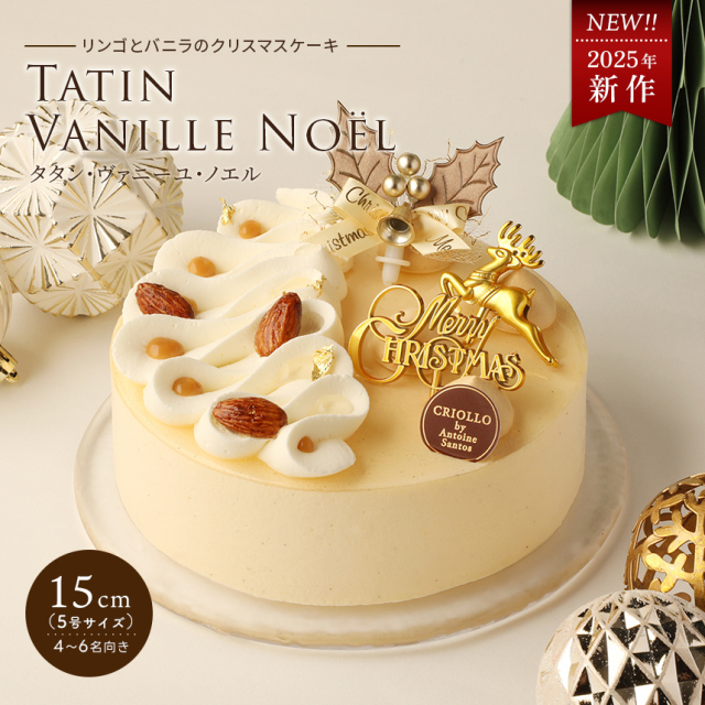 【クリスマス】タタン・ヴァニーユ・ノエル15cm