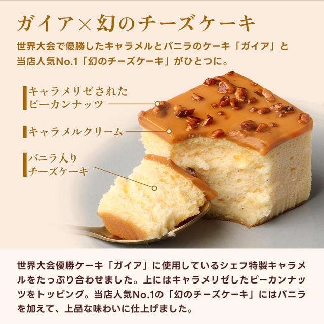 幻のガイアチーズケーキ