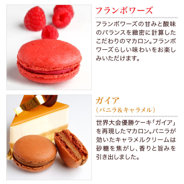 幻のチーズケーキ マカロン5個セットaの食べ比べセット クリオロ