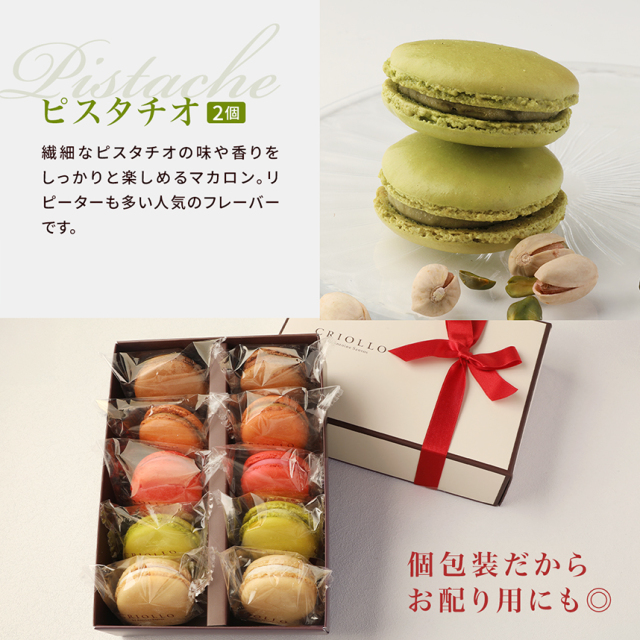 マカロン】マカロン10個セット（ショコラ/ガイア/フランボワーズ