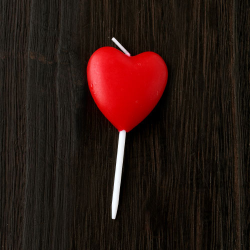 ハートキャンドル ※商品同梱専用オプション クリオロ