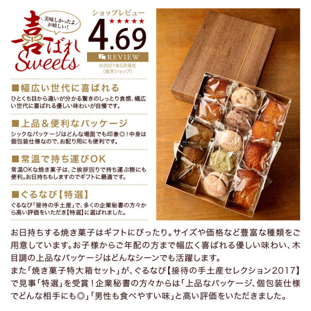 焼き菓子ギフト 小箱セット 5個入り クリオロ