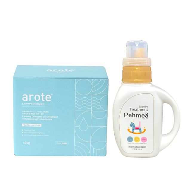 ふんわり仕上がる!赤ちゃん想いセット</br>arote アロテ 1個 &ぺフメア(柔軟剤) 1個 セット