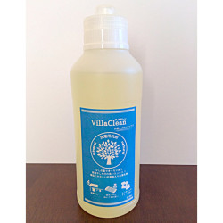 天然ミネラル配合　肌に優しい無香料洗剤　安全な抗菌剤入り　VillaClean　洗濯用洗剤