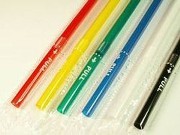 【選べる7色】フレックスストロー包装　６×２１０ＭＭ　１０，０００本※ご注文前に在庫確認をお願いいたします。