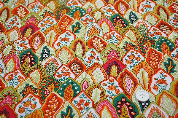 ♪新品　SOULEIADO　ソレイアード　バイヤスナロースカート　緑オレンジ ♪新品 SOULEIADO ソレイアード バイヤスナロースカート 緑