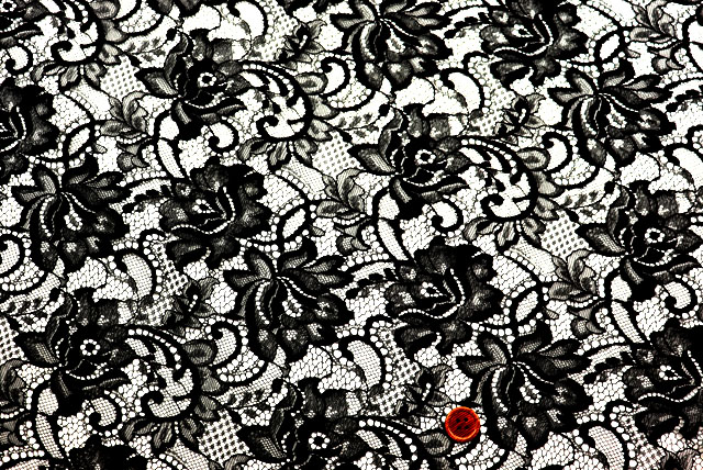 市場 ラッセルレース生地花 黒 黒ラメ 市場 ラッセルレース生地花 黒 黒ラメ