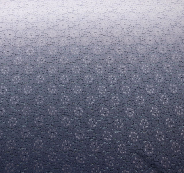 ラッセルレースぼかしプリント生地　青紫系　【50cm単位】　(la746)