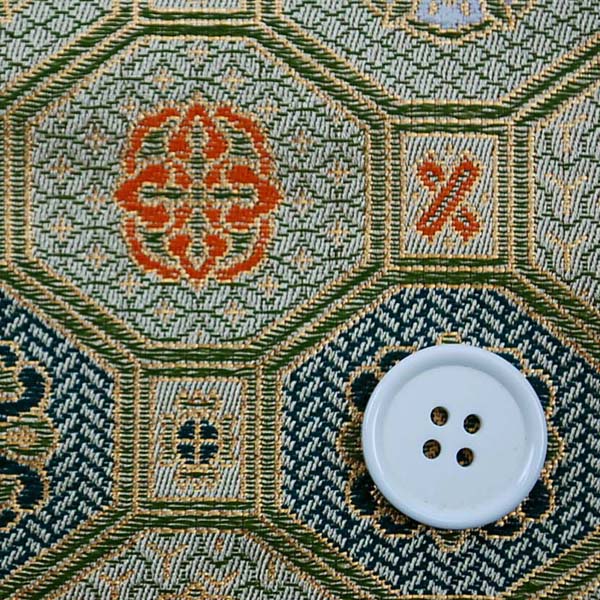 金襴　三丁サビ　蜀江文　白金　0651-05