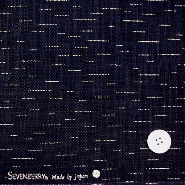 むら糸和柄　縦雫