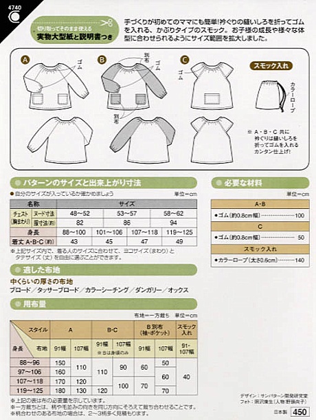 園児スモック (4740)