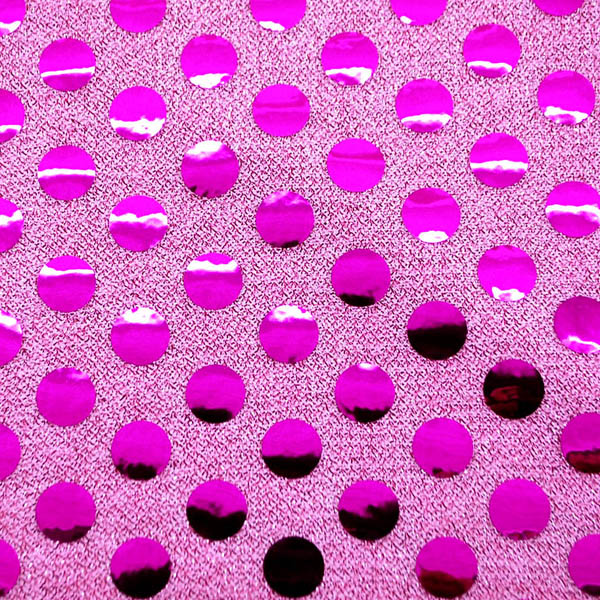 大玉スパンコール　１５ｍｍ　ピンク地×ショッキングピンク
