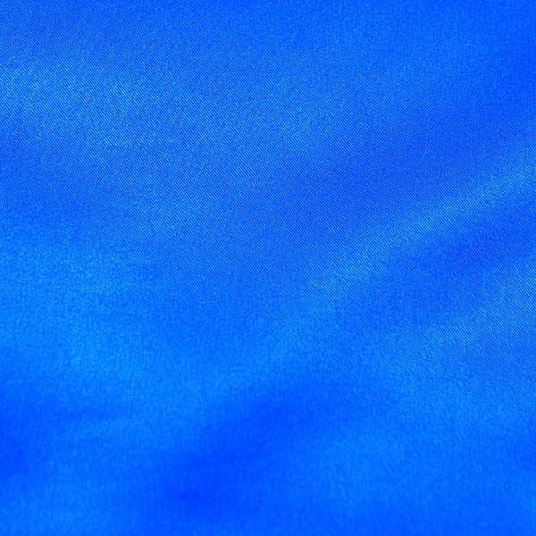 ポリエステルサテン　ロイヤルブルー
