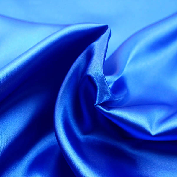 ポリエステルサテン　ロイヤルブルー