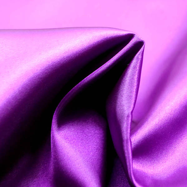 ポリエステルサテン　パープル