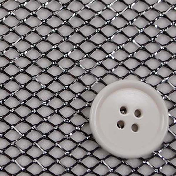 １ＷＡＹ　ラメネット　黒地にシルバー　5606-16