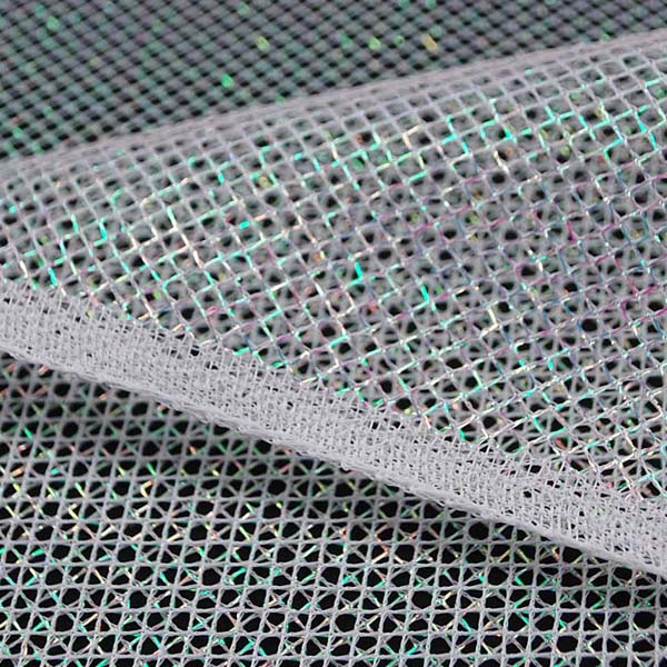 １ＷＡＹ　ラメネット　白地にパール　5606-18