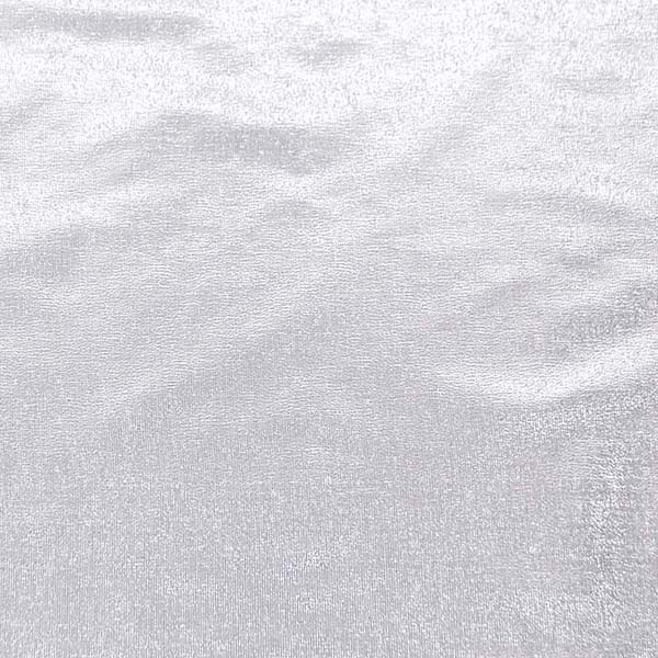 よさこいや衣装やディスプレイに最適な　ラメ　シャンブレー　シルバーホワイト（シルバー糸×白糸）