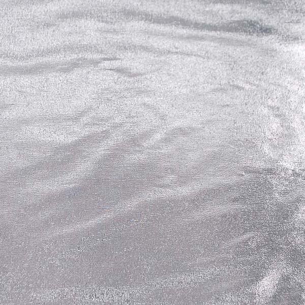 よさこいや衣装やディスプレイに最適な　ラメ　シャンブレー　シルバーグレイ（シルバー糸×ブラック糸）