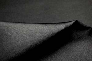 ポリエステルサテン　黒