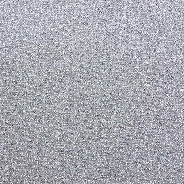 キラキラ　衣装に最適な生地　ラメ入りニット　シルバー（白）