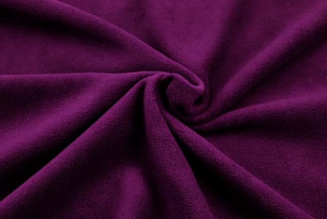 プレミアムフリース生地　濃紫 【50cm単位】 （f207）
