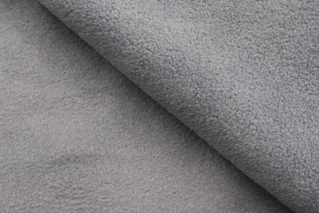 プレミアムバルキーフリース生地　ミディアムグレイ【50cm単位】 （f212）