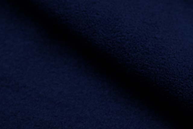プレミアムバルキーフリース生地　濃紺【50cm単位】 （f215）