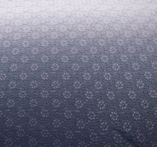 ラッセルレースぼかしプリント生地　青紫系　【50cm単位】　(la746)